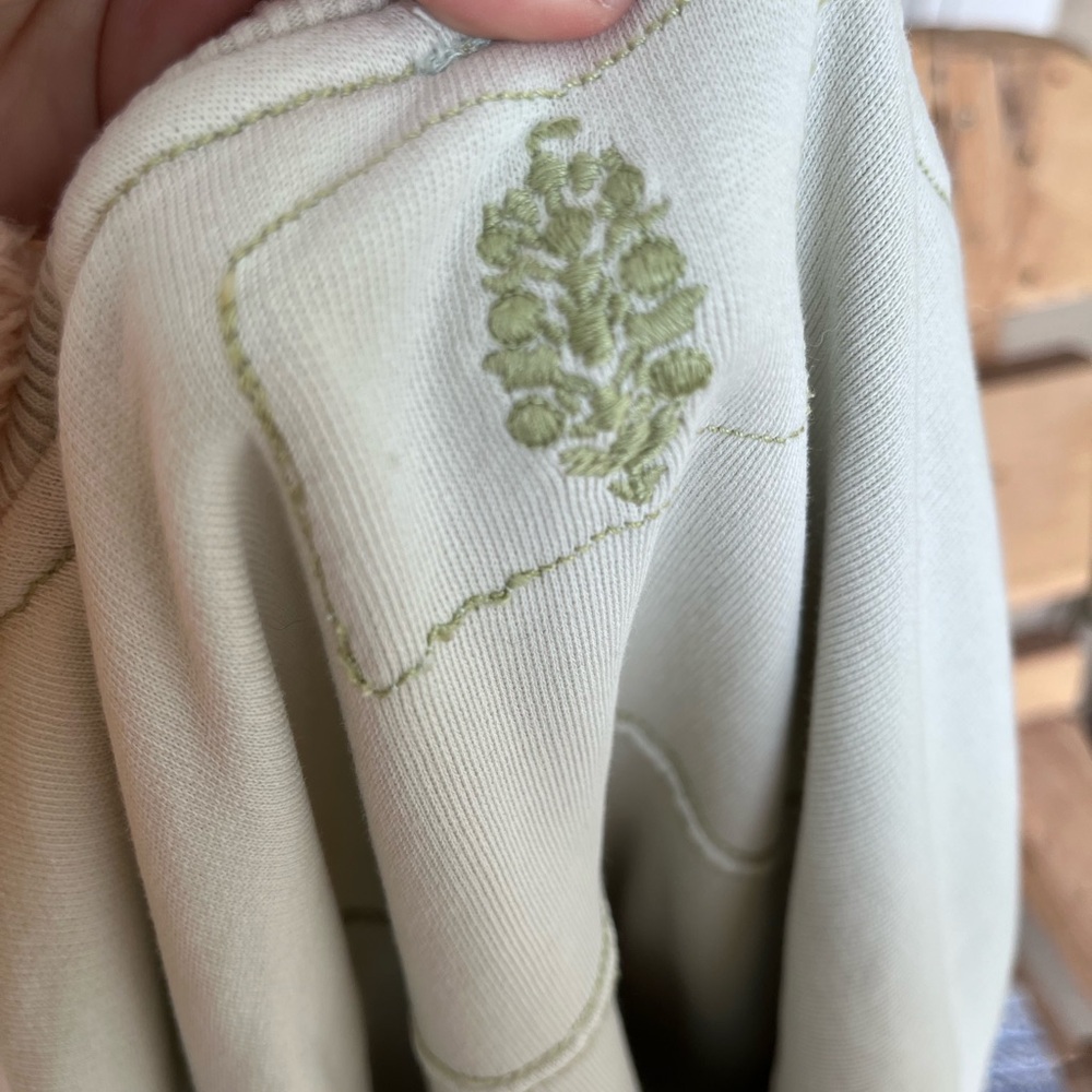 FP movement sage green crewneck sweatshirt fleece - Picture 4 of 5